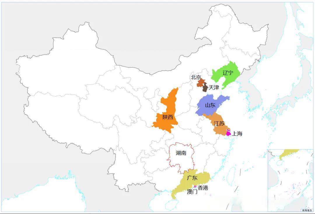 15次(cì)全運(yùn)会举办地分布，基本(běn)在(zài)沿海，内陆就一次(cì)？